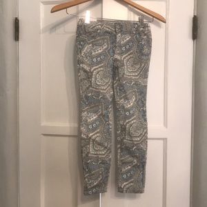 Joe's Jeans paisley jeggings. Size 6. NWT.